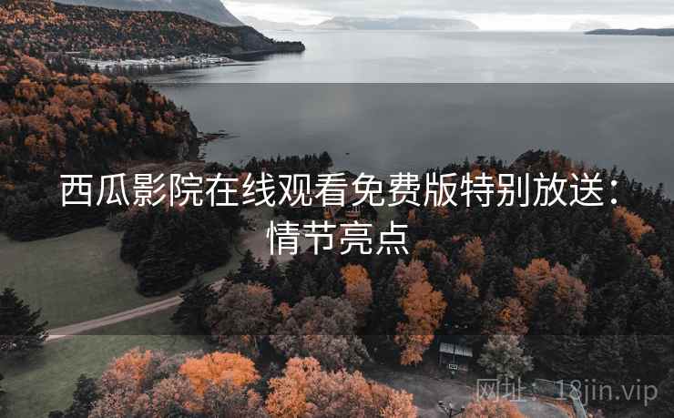 西瓜影院在线观看免费版特别放送：情节亮点